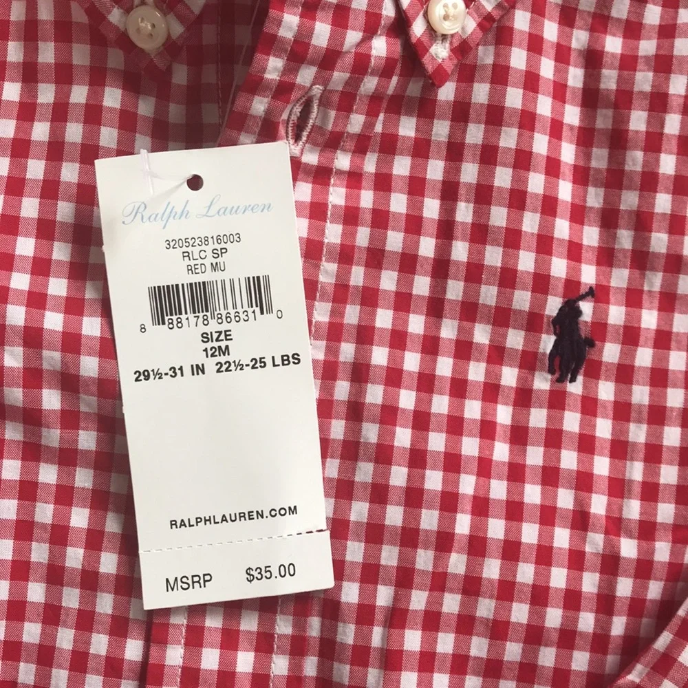Ralph Lauren Shirt (size 12m)